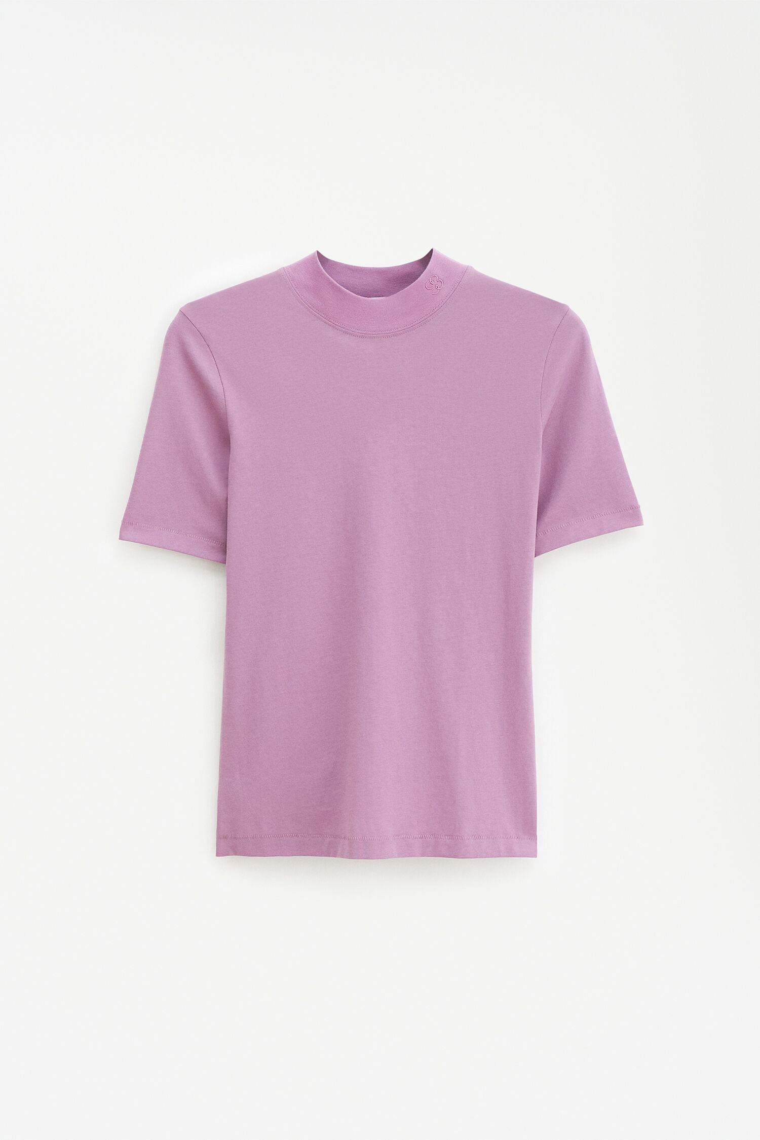 フィリッパコー メンズ Tシャツ トップス MOCK NECK TEE - Basic T-shirt - dusty lilac